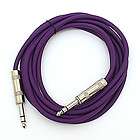 SEISMIC AUDIO Purple 1/4 TRS   XLR Male 3 Patch Cable