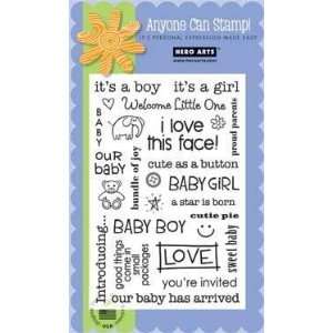  Hero Arts Baby Poly Clear Stamps Set By The Each Arts 