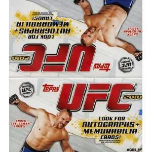  2010 Topps UFC Retail Box Sports Collectibles