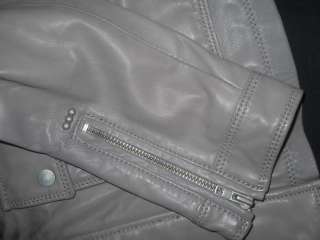 990 NEW DIESEL Mens size M Lamb Distressed Wash Leather Jacket Biker 