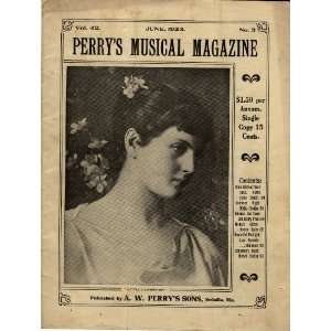  Perrys Musical Magazine. Vol. 42 No. 3 June 1923 A.W 