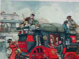 Antique Color Print (c) RAPHAEL TUCK English Carriage  