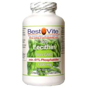  Lecithin Super Strength (19 Grain) 1200mg (250 Softgels 