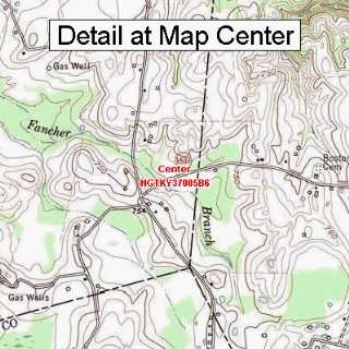   Map   Center, Kentucky (Folded/Waterproof)