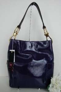 NWT JPK Paris Lauren Patent Leather Purple Bucket Bag Handbag c 