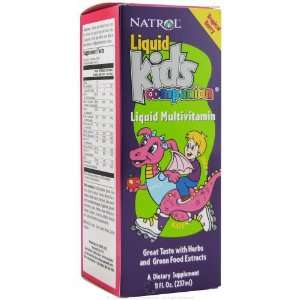 Natrol Kids Health Kids Companion Multiple Liquid, Tropical Berry 