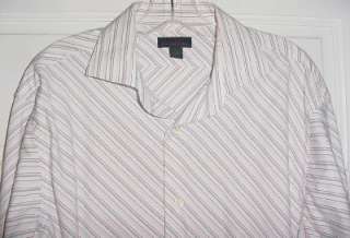 Express Premium Woven Cloth Mens Button Down Shirt L  