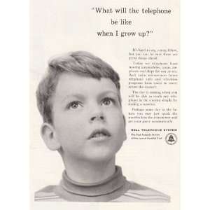   Print Ad 1953 Bell Telephone Grow Up Bell Telephone Books