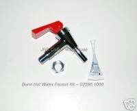 Bunn Parts, Bunn Hot Water Faucet Kit    02596.1000  