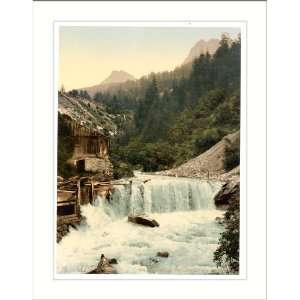  Engadine Tarasp waterfall Grisons Switzerland, c. 1890s, (M) Library 