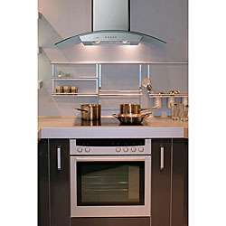 Curved Canopy 36 inch Wall mounted Range Hood  