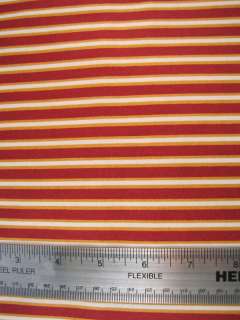 FQ Jo Morton Design Andover fabrics red & yellow stripe  