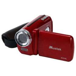 Mustek DV518L Digital Camcorder   1.8 LCD   CMOS   Red   