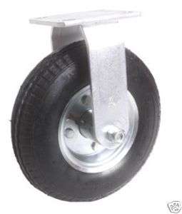 10x3 1/2 Pneumatic Rubber Wheel Rigid Caster Air  