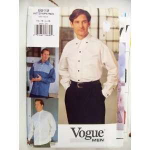   Pattern 8919. Mens Size 15; 15.5; 16 Shirts Arts, Crafts & Sewing