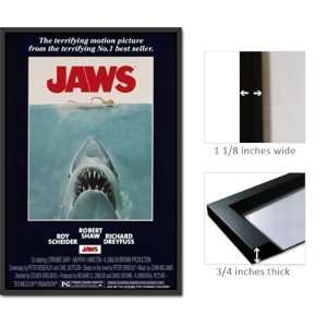 Framed Jaws Poster Movie Score 3098