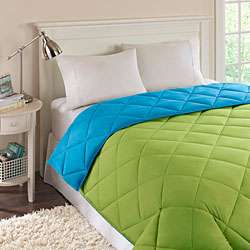   / Lime Quilted Microfiber Down Alternative Comforter  
