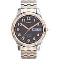 Timex Mens Elevated Classics Two tone Expansion Band Watch Was 