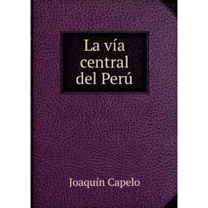  La vÃ­a central del PerÃº JoaquÃ­n Capelo Books