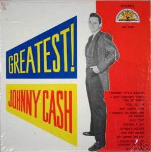 JOHNNY CASH Greatest SUN SLP 1240 LP  