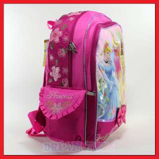Disney The Princesses Spring Roses 16 Backpack   Book Bag School 