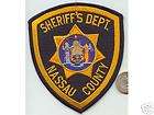 Police Patch NASSAU COUNTY NEW YORK SHERIFF DEPARTMENT State NY Shield