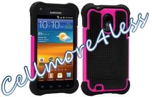  4G Touch Samsung Galaxy S II S2 Ballistic SG Case Black Pink  