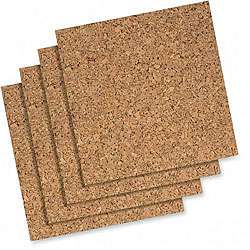 Cork Wall Tiles (Pack of 4)  