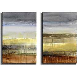 Lanie Loreth Summer Rain Canvas Art (Set of 2)  