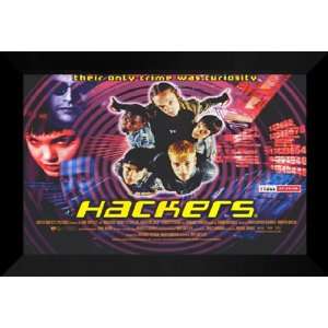  Hackers 27x40 FRAMED Movie Poster   Style B   1995