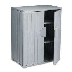   Officeworks Short Charcoal Office Storage Cabinet  