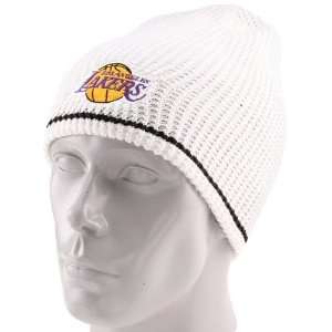  adidas Los Angeles Lakers White Gray Striped Reversible 