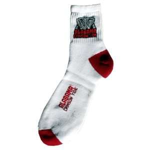  Alabama Pair of White Athletic Socks