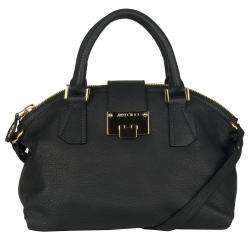 Jimmy Choo Rosa Black Leather Shopper Bag  