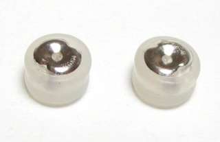Gorgeous genuine AAA black pearl earring studs in 14K solid white gold