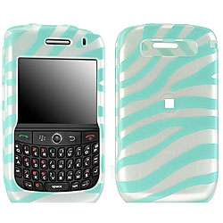 Blackberry 8900 Curve Turquoise Zebra Case  