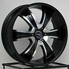 22 Inch Black Rims Wheels Chevy Tahoe Avalanche Silverado 1500 GMC 