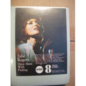  Julie Rodgers 8 Track Tape Once More with Feeling 