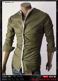 Doublju1 Mens Casual Best Button down Shirts Collection  