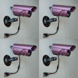   480TVL Waterproof CCTV Surveillance Security Camera System DVR W132