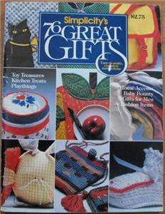   Great Gifts Quilting Sewing Embroidery Knit Craft Pattern Book  