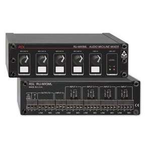  5 Channel Mic/Line Audio Mixer with Phantom Power Musical 