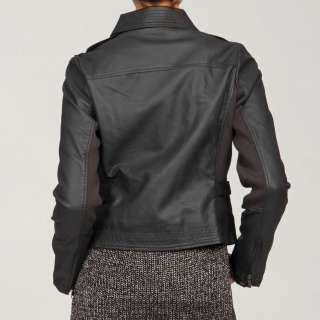 Romeo & Juliet Womens Charcoal Asymmetrical Zip Jacket   