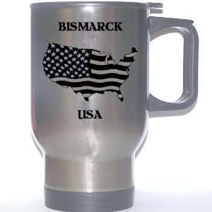  US Flag   Bismarck, North Dakota (ND) Stainless Steel Mug 