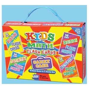  Kids Math Flash Cards (4 Math Desks in 1 Handy Box) Toys & Games