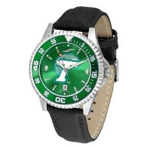 Tulane University   Green Wave Competitor Anochrome  Poly/leather Band 