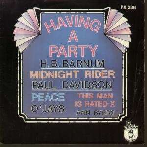   INCH (7 VINYL 45) UK POWER EXCHANGE 1976 HAVING A PARTY Music