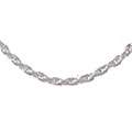 Sterling Essentials Sterling Silver 24 inch Diamond Cut Rope Chain (1 