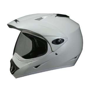  AFX FX 37 Solid Dual Sport Helmet Medium  White 