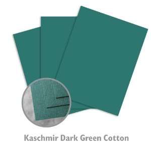    Kaschmir Dark Green Cotton Paper   800/Carton